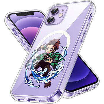 Yoshi Stamp iPhone Transparent Smartphone Case with Magnetic Adhesive, Compatible with All iPhone Models