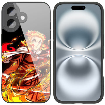 Demon Slayer: Kimetsu no Yaiba Rengoku Kyojuro iPhone Smartphone Case Compatible with All iPhone Models
