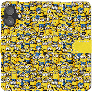 Minions Kevin Stewart Bob iPhone Smartphone Case, Wallet Style, Compatible with All iPhone Models