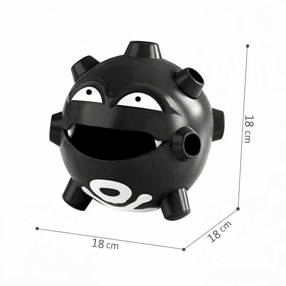 大型ポケモン・ガブリアス型蚊取り線香用香炉トレイ・スタンド　家庭用・室内用・透かし彫り香箱・屋外用・防火・蚊よけ