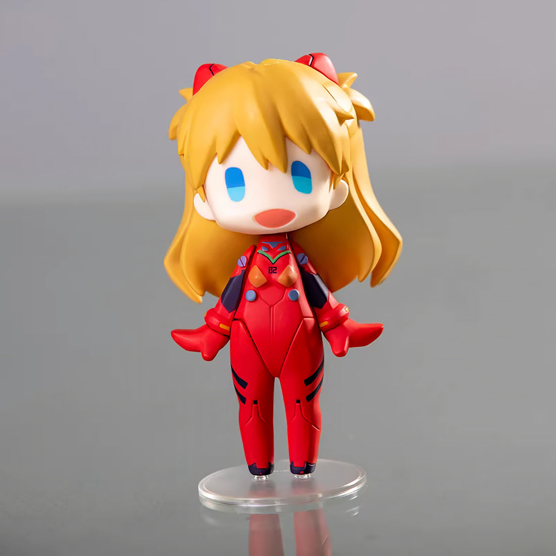 EVAエヴァンゲリオン チャームサイズ ブロック 明日香・綾波リナ・真波希 フィギュア カーアクセサリー デスクトップ・PCケース用モデル