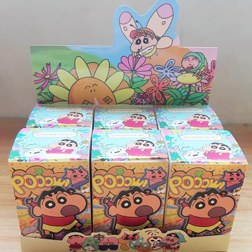 クレヨンしんちゃん おやつタイムシリーズ ブラインドボックスフィギュア（ケーキ/車載/デスク飾り/誕生日プレゼント）