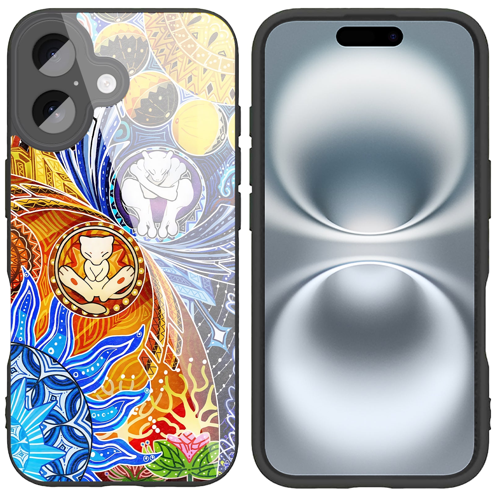 Pokemon Mewtwo iPhone smartphone case compatible with all iPhone models