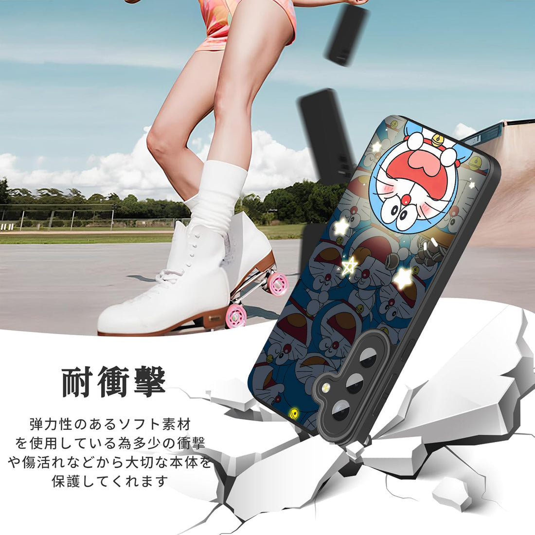 ドラえもん Samsung galaxyスマホケース Galaxy全機種対応