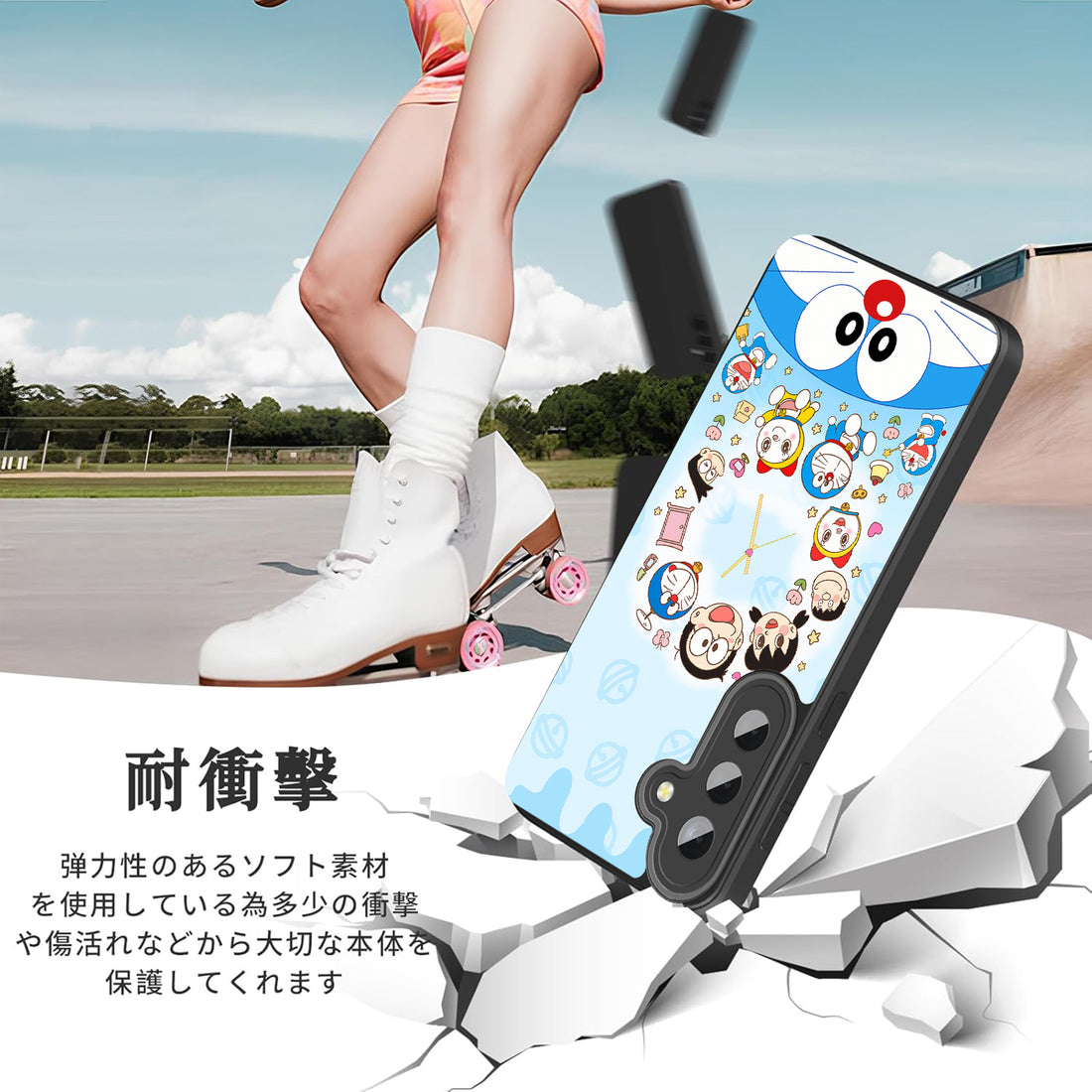 ドラえもん Samsung galaxyスマホケース Galaxy全機種対応