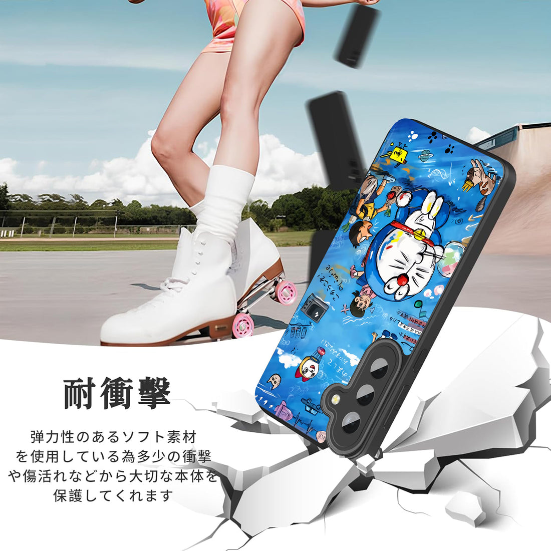 ドラえもん Samsung galaxyスマホケース Galaxy全機種対応