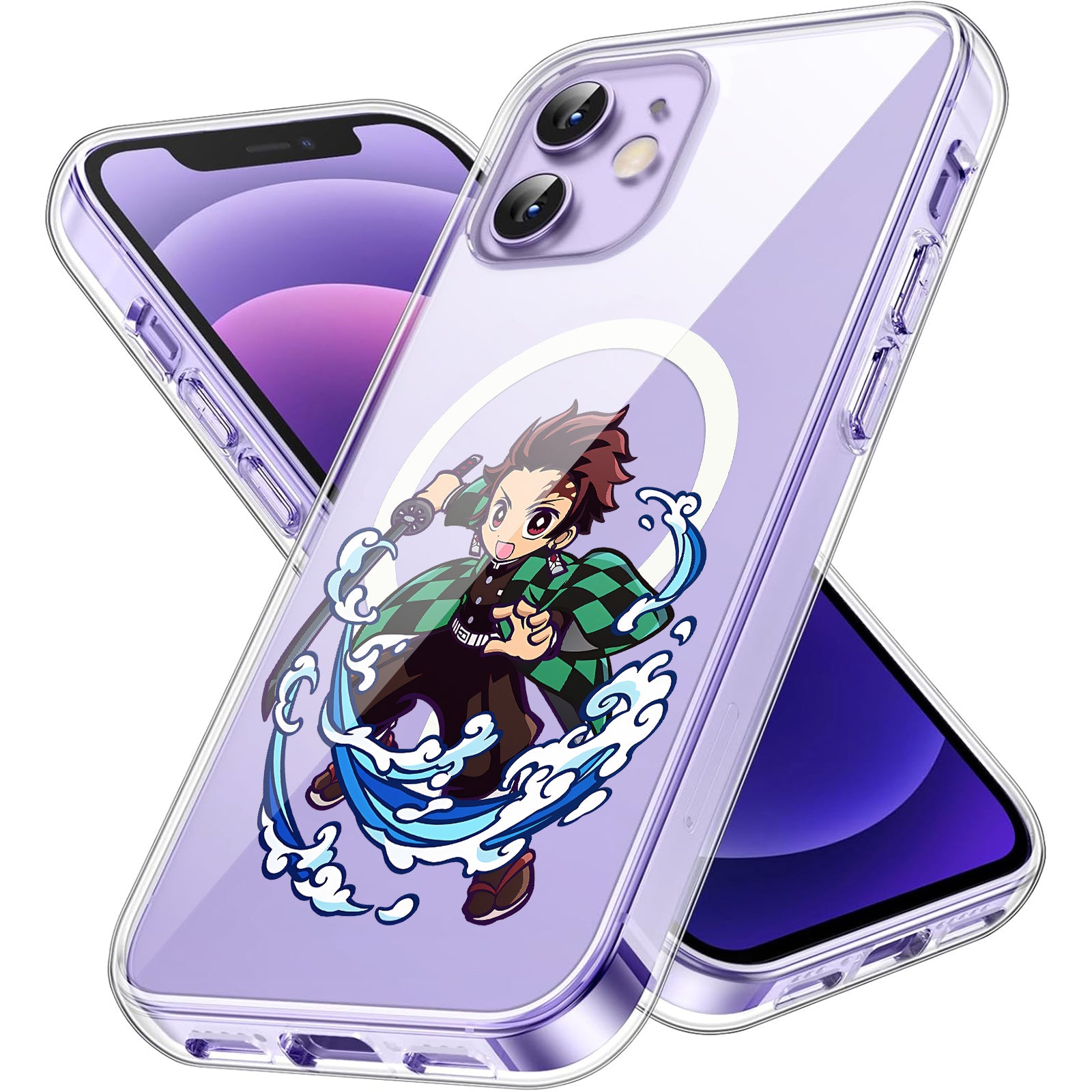 Yoshi Stamp iPhone Transparent Smartphone Case with Magnetic Adhesive, Compatible with All iPhone Models