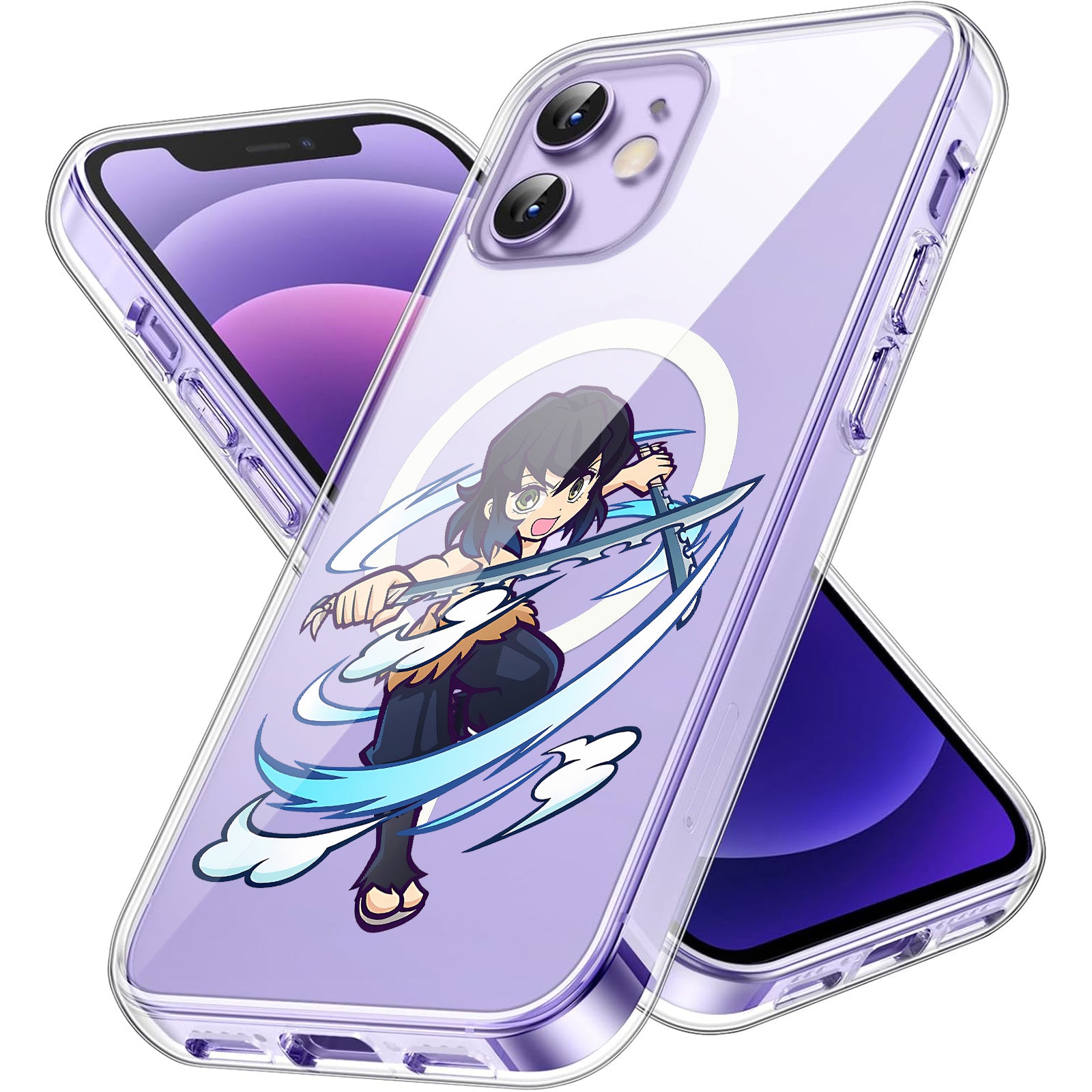 Yoshi Stamp iPhone Transparent Smartphone Case with Magnetic Adhesive, Compatible with All iPhone Models