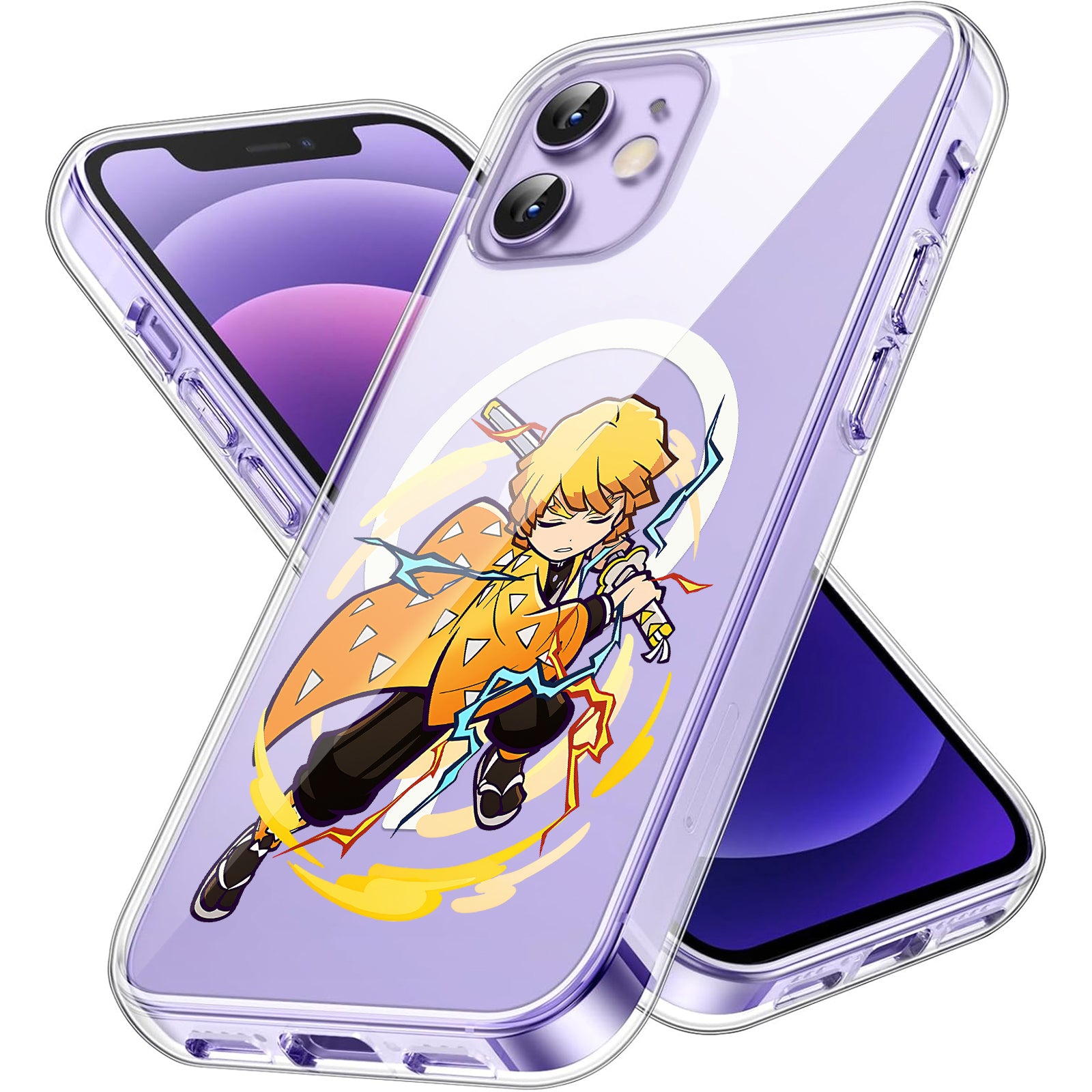 Yoshi Stamp iPhone Transparent Smartphone Case with Magnetic Adhesive, Compatible with All iPhone Models