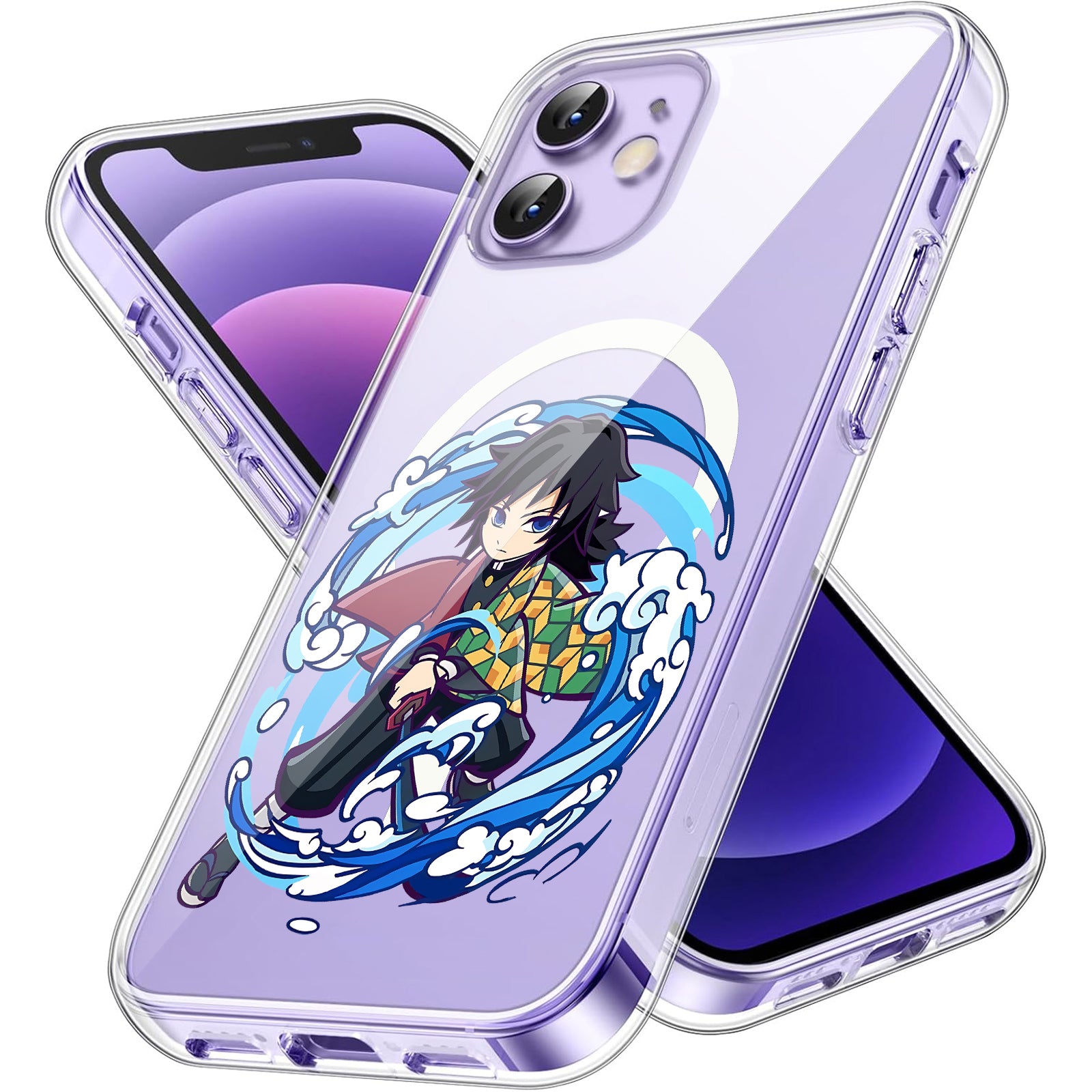 Yoshi Stamp iPhone Transparent Smartphone Case with Magnetic Adhesive, Compatible with All iPhone Models