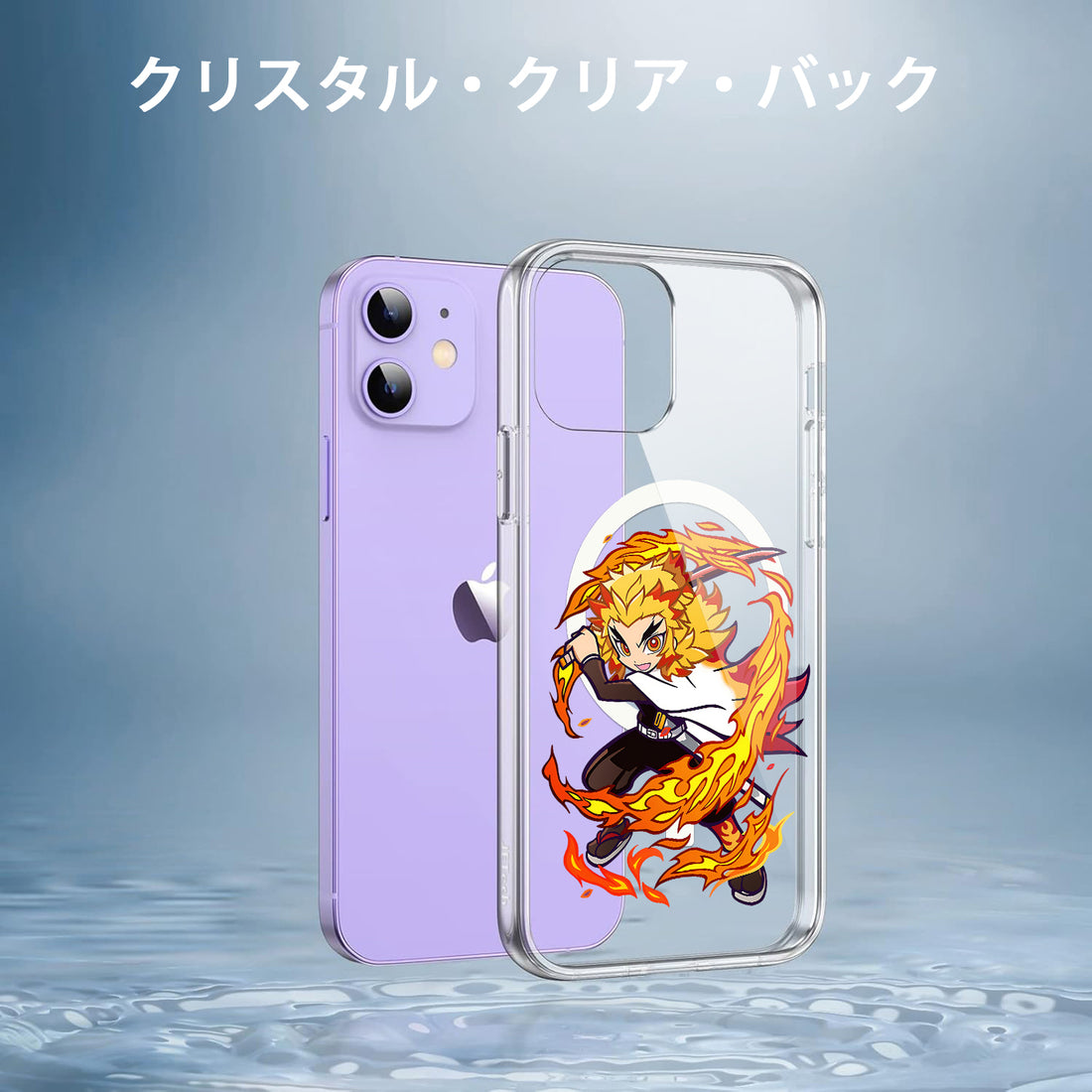 Yoshi Stamp iPhone Transparent Smartphone Case with Magnetic Adhesive, Compatible with All iPhone Models