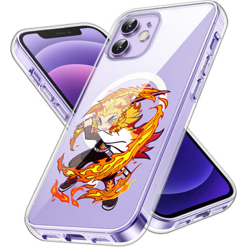 Yoshi Stamp iPhone Transparent Smartphone Case with Magnetic Adhesive, Compatible with All iPhone Models