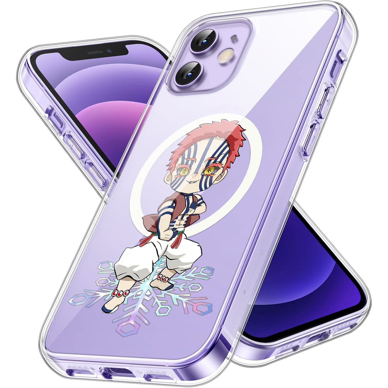 Yoshi Stamp iPhone Transparent Smartphone Case with Magnetic Adhesive, Compatible with All iPhone Models