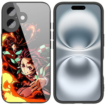 Demon Slayer: Kimetsu no Yaiba Kamado Tanjiro iPhone Smartphone Case Compatible with All iPhone Models