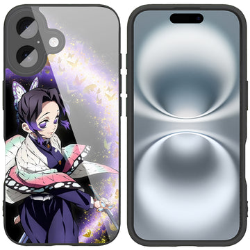 鬼滅の刃 胡蝶しのぶ iPhone スマホケース iPhone全機種対応 きめつのやいば