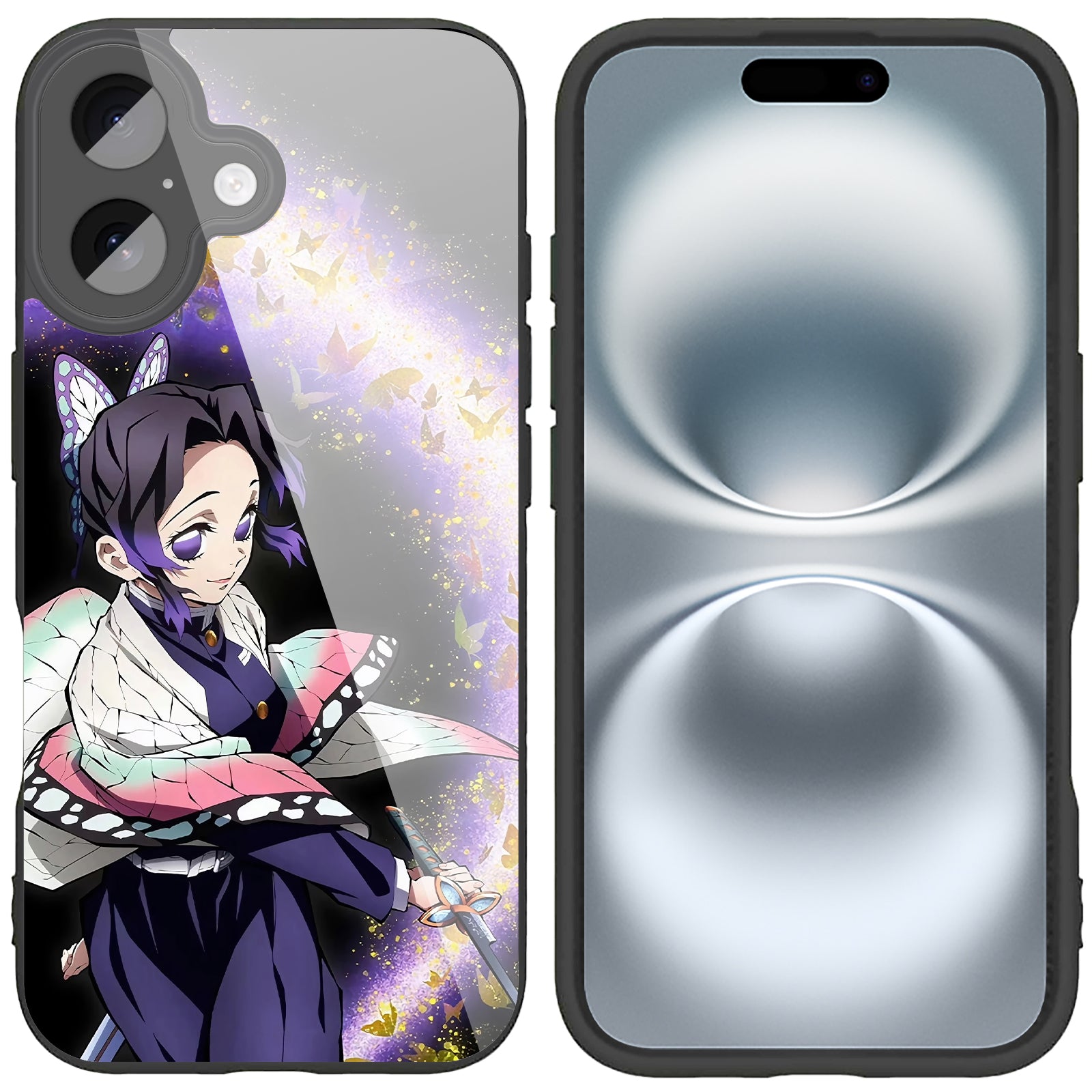 귀멸의 칼날 후추 시노부 iPhone 스마트 폰 케이스 iPhone 전 기종 대응 키메츠 노 야바