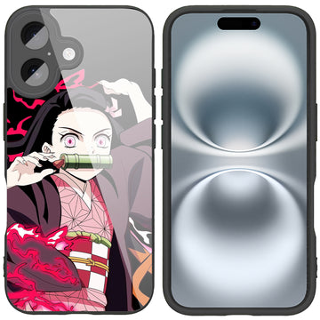鬼滅の刃 竈門禰豆子 iPhone スマホケース iPhone全機種対応 きめつのやいば