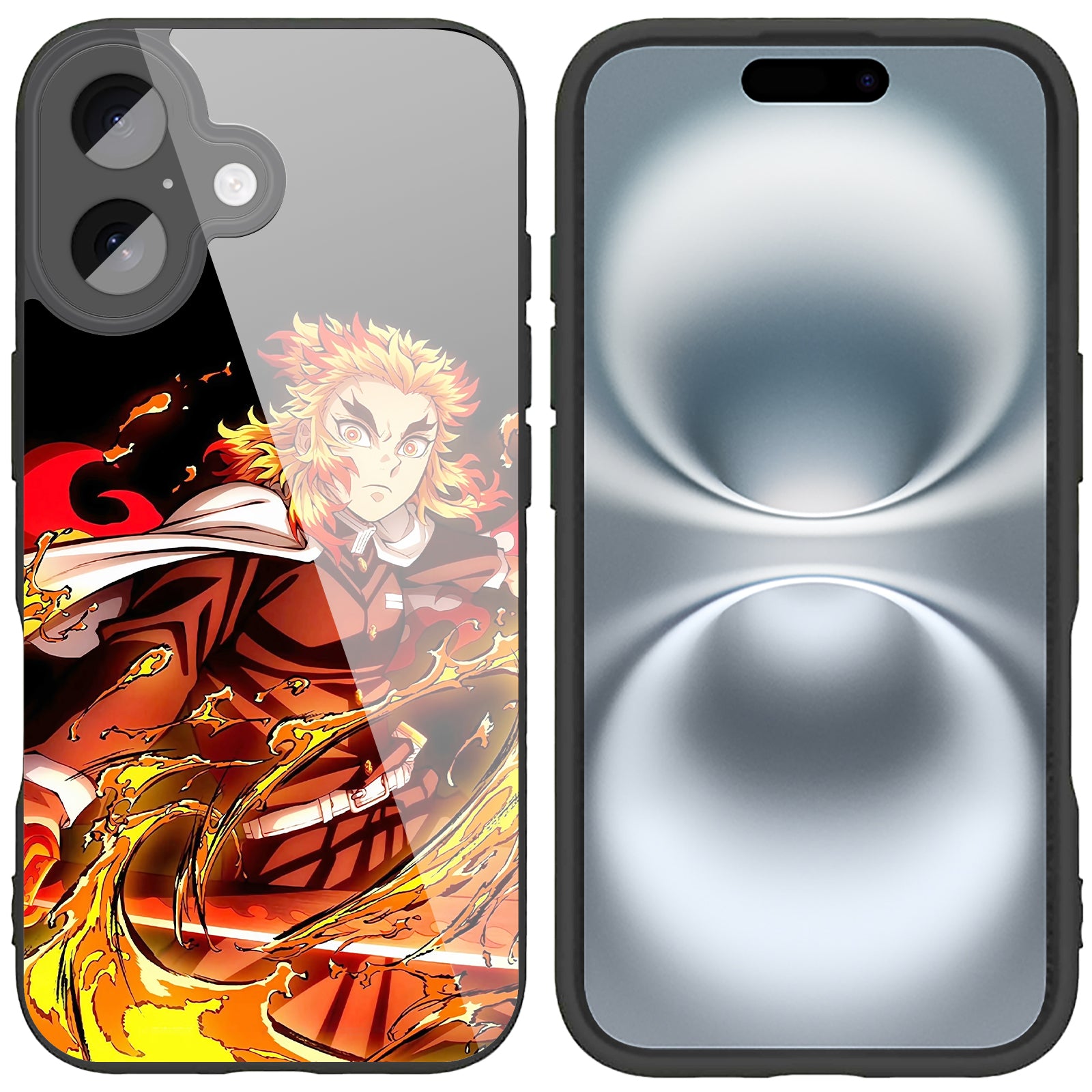 Demon Slayer: Kimetsu no Yaiba Rengoku Kyojuro iPhone Smartphone Case Compatible with All iPhone Models