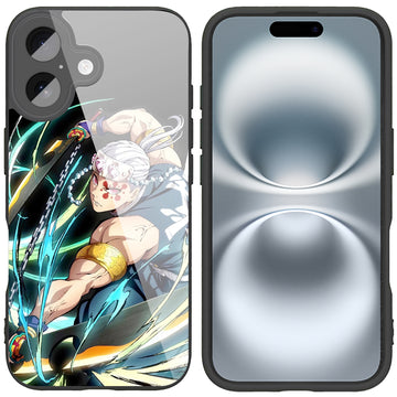 Demon Slayer: Kimetsu no Yaiba Tengen Uzui iPhone Smartphone Case Compatible with All iPhone Models