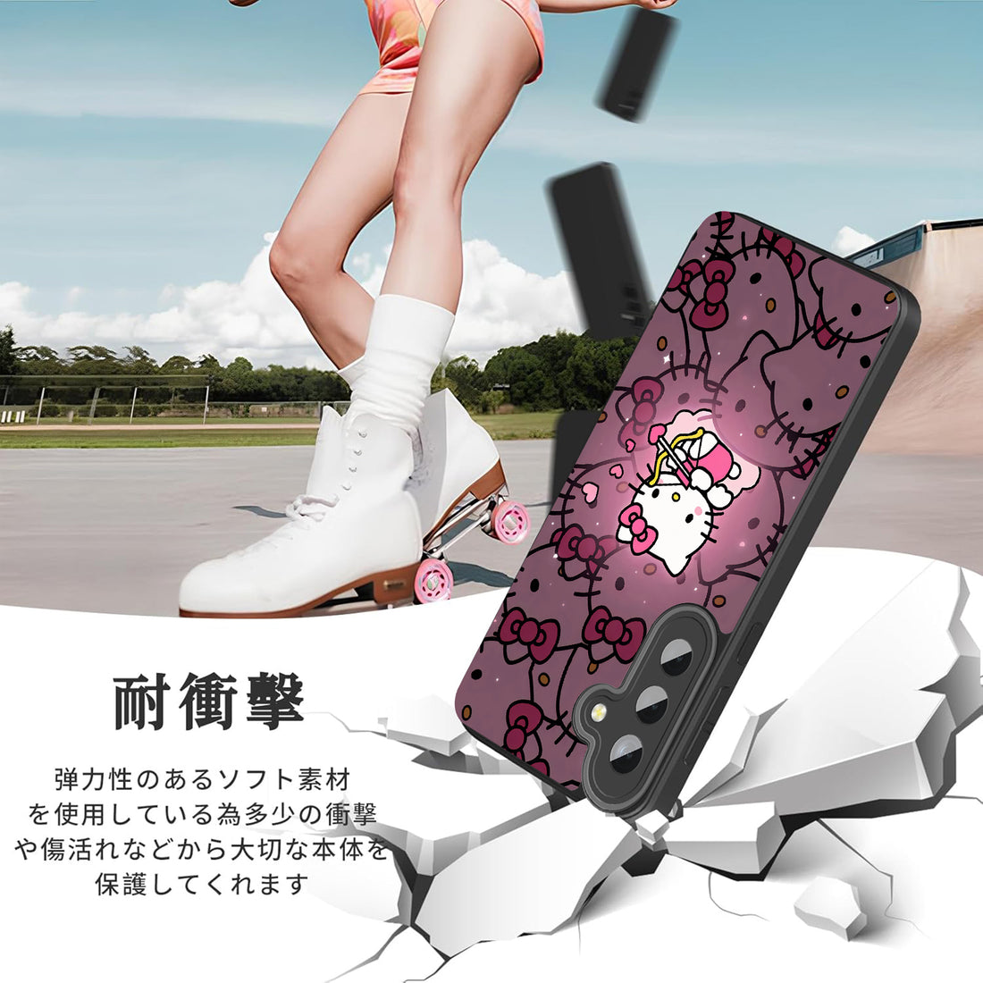 ハローキティ hello kitty Samsung galaxyスマホケース Galaxy全機種対応