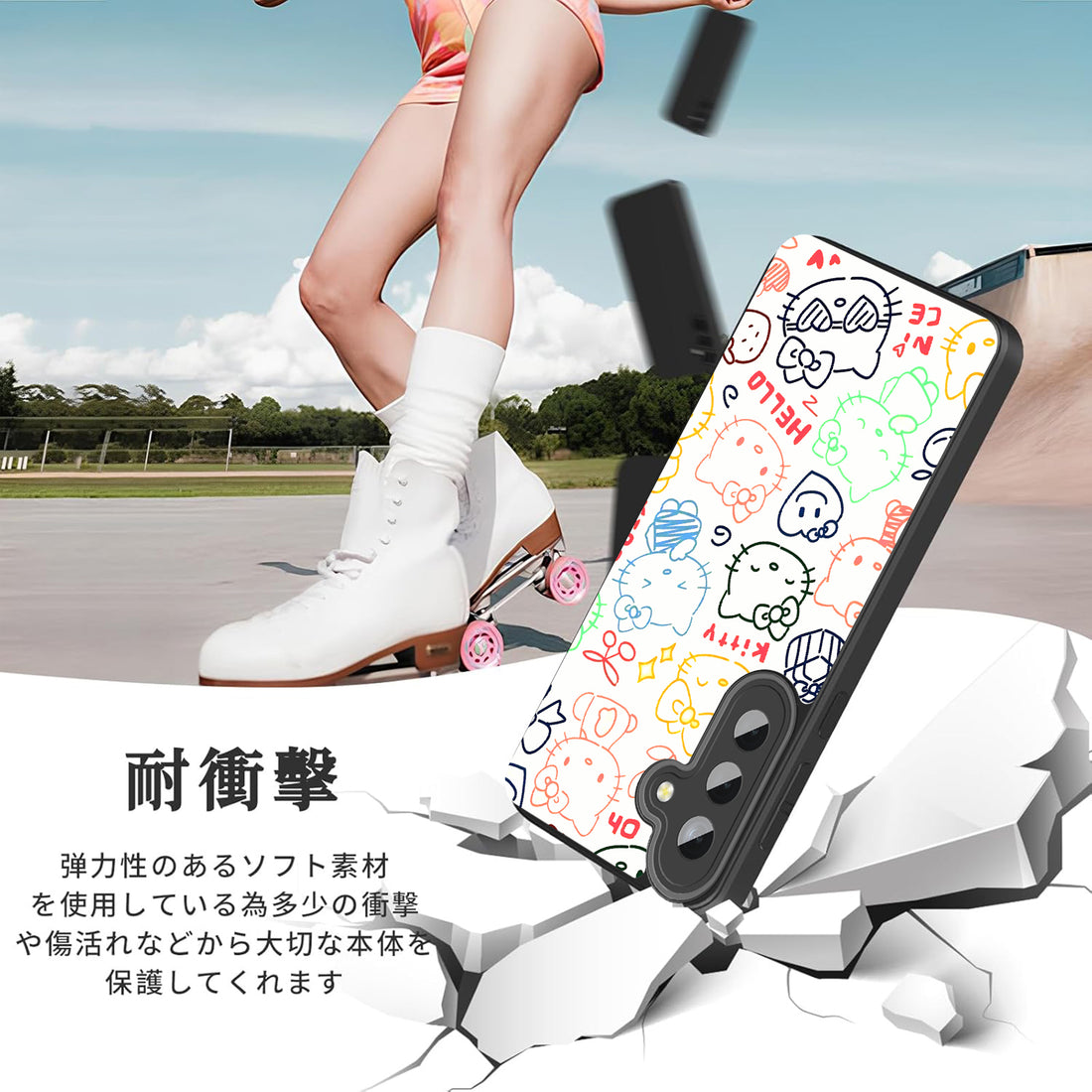 ハローキティ hello kitty Samsung galaxyスマホケース Galaxy全機種対応