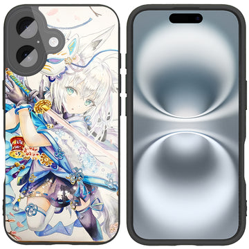 Hololive Shirakami Fubuki iPhone Smartphone Case Compatible with All iPhone Models