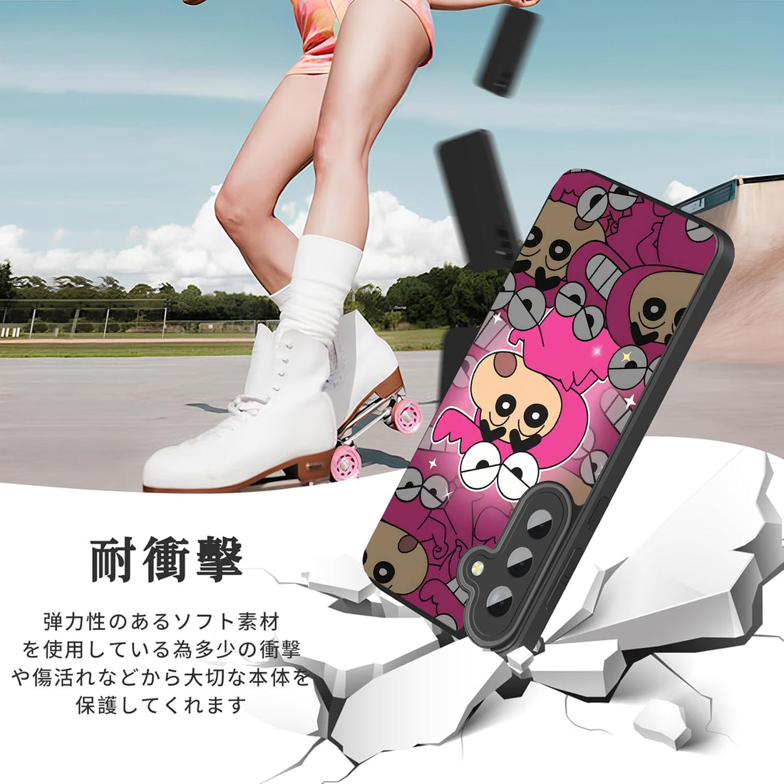 Hello Kitty Samsung Galaxy smartphone case, compatible with all Galaxy models