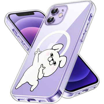 Yoshi Stamp iPhone Transparent Smartphone Case with Magnetic Adhesive, Compatible with All iPhone Models