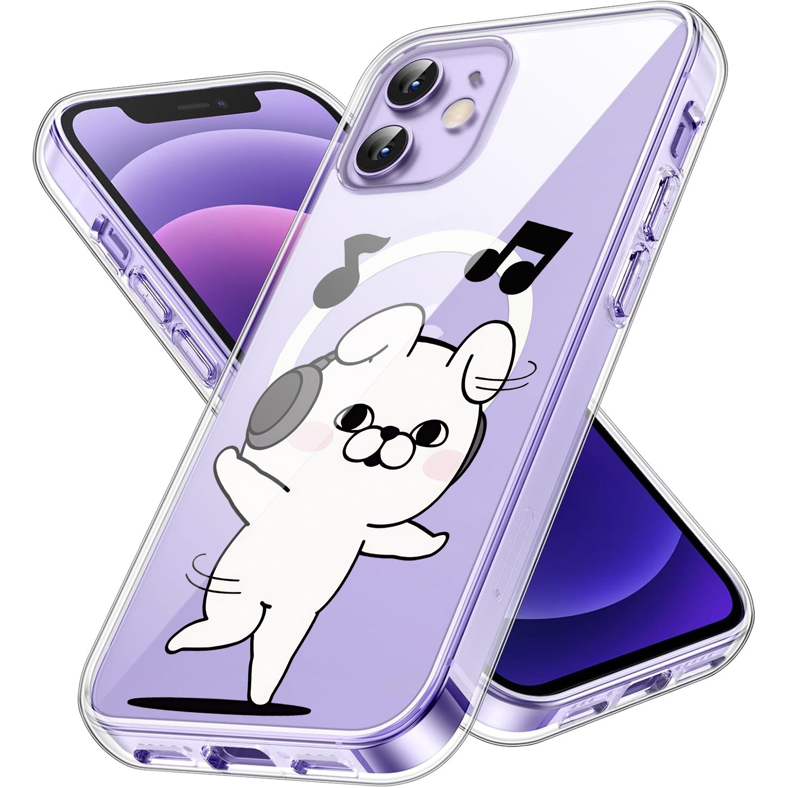 Yoshi Stamp iPhone Transparent Smartphone Case with Magnetic Adhesive, Compatible with All iPhone Models