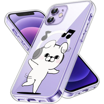 Yoshi Stamp iPhone Transparent Smartphone Case with Magnetic Adhesive, Compatible with All iPhone Models